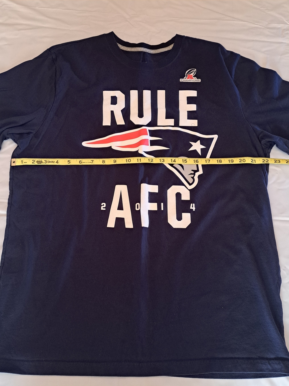 Nike NFL Football New England Patriots 2014 “Rule AFC” Champions XL Shirt SS